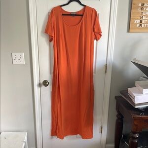 Jessica London Orange Maxi Dress 18w